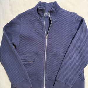 Straight Down Clothing Co. Quilted Full Zip Sweater made in the USA